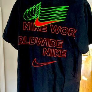 Nike worldwide vintage neon XL